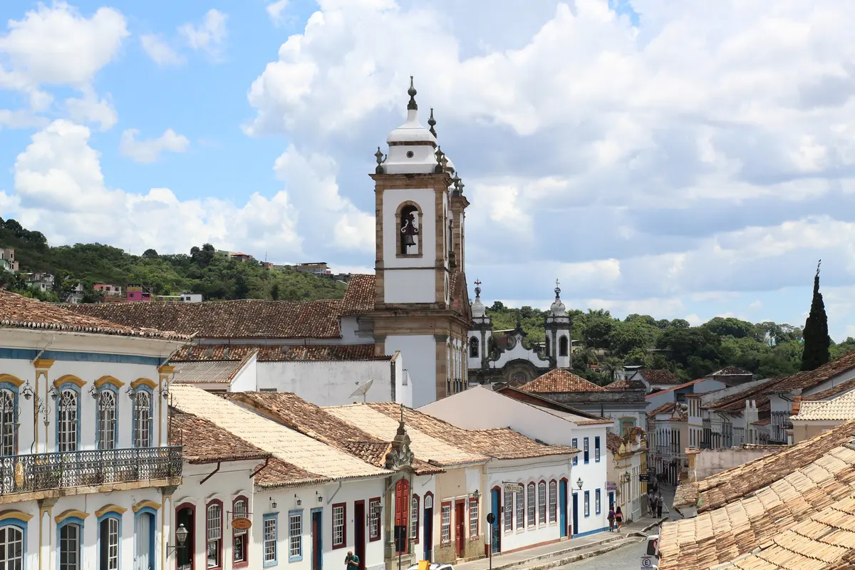 Centro histórico em São João del-Rei (MG)
